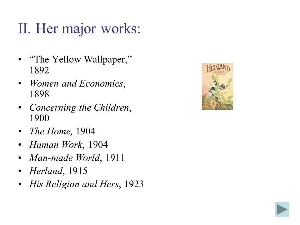 Thesis statement ideas for the yellow wallpaper